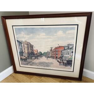 SOUTH TRYON STREET 1880s CHARLOTTE NC PRINT DEMOCRATIC CONVENTION SITE 1768/2500